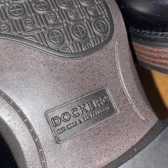 Mens Dockers 10.5 Black Greer Dress shoes - Picture 5 of 14